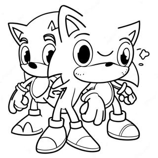 Sonic Friends Coloring Pages