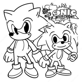 Sonic Friends Coloring Page 49453-39471