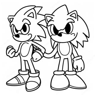 Sonic Friends Coloring Page 49453-39472