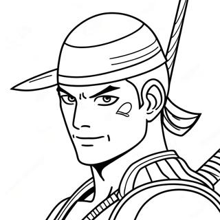 Zoro Coloring Page 49493-39504