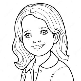 Emily Coloring Pages