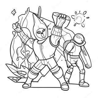 Fortnite Chapter 2 Season 2 Coloring Page 49543-39546