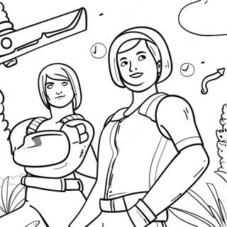 Fortnite Chapter 2 Season 2 Coloring Page 49543-39548