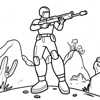 Epic Fortnite Battle Royale Coloring Page 49544-39564