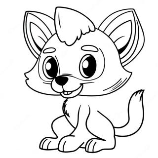 Funtime Foxy Coloring Pages