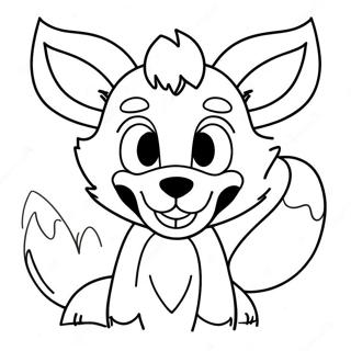 Funtime Foxy Coloring Page 49563-39558