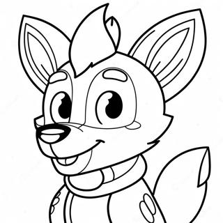 Funtime Foxy Coloring Page 49563-39559