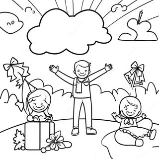 Beginning Of The Year Coloring Pages