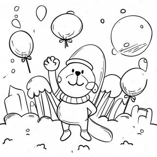 Beginning Of The Year Celebration Coloring Page 49573-39567