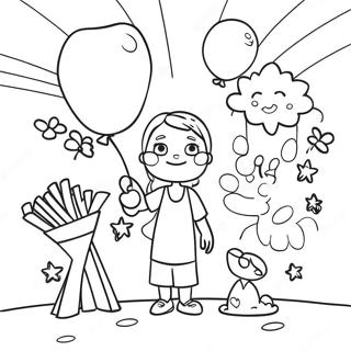 Beginning Of The Year Celebration Coloring Page 49573-39568