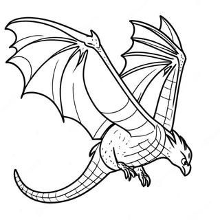 Majestic Rodan Flying Coloring Page 49584-39584