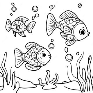 Slippery Fish Coloring Pages