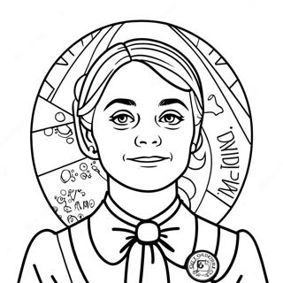 Juliette Gordon Low With Girl Scouts Coloring Page 49624-39611