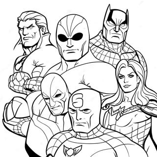 Marvel Villains Coloring Page 49633-39615