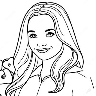 Dove Cameron Coloring Pages