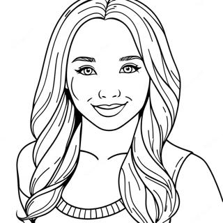 Dove Cameron Coloring Page 49643-39622