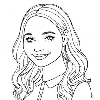 Dove Cameron Coloring Page 49643-39624