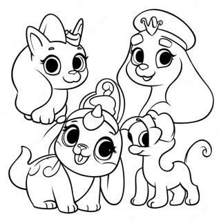 Palace Pets Coloring Page 4966-4080