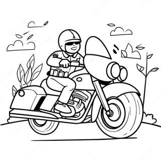 Coloring Pages Police