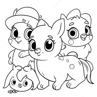 Adventurous Palace Pets Coloring Page 4967-4083