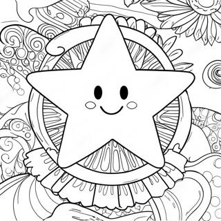 Shining Star Coloring Page 49684-39658