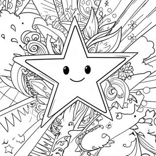 Shining Star Coloring Page 49684-39659