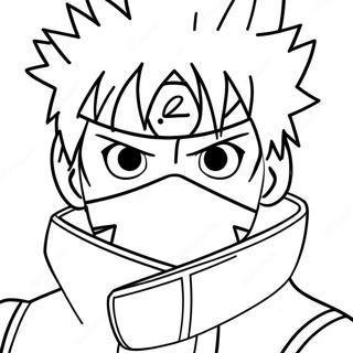 Sharingan Kakashi Coloring Page 49693-39665