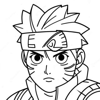 Sharingan Kakashi Coloring Page 49693-39666