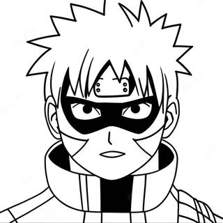 Sharingan Kakashi Coloring Page 49693-39667