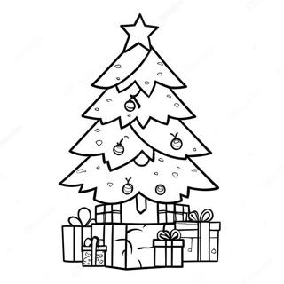 Minecraft Christmas Tree Coloring Page 49703-39678