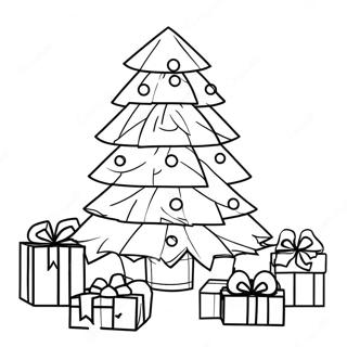 Minecraft Christmas Tree Coloring Page 49703-39680