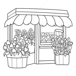 Flower Shop Coloring Page 49713-39682