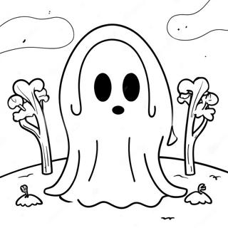 Sad Ghost Club Coloring Page 49753-39716