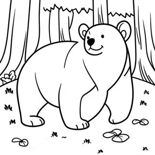 Black Bear Coloring Pages