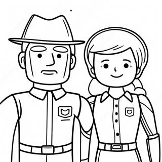 Emmet And Wyldstyle Adventure Coloring Page 49794-39752