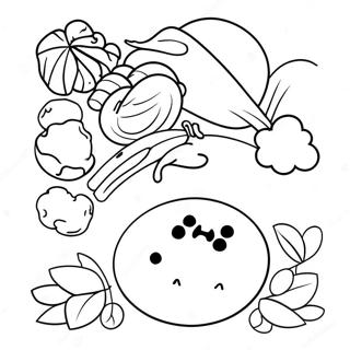 Disney Lunar New Year Food Coloring Pages