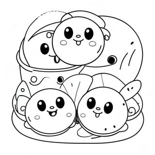 Colorful Disney Dumplings Coloring Page 49804-39758