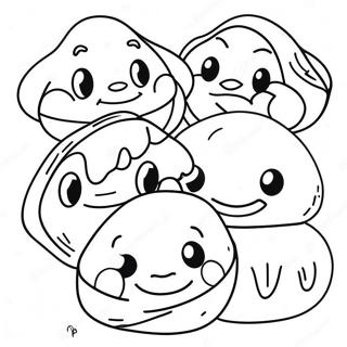 Colorful Disney Dumplings Coloring Page 49804-39759