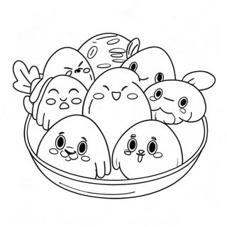 Colorful Disney Dumplings Coloring Page 49804-39760