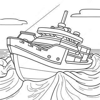 Lego Boat Coloring Page 49813-39762