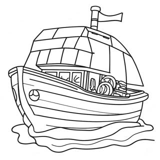 Lego Boat Coloring Page 49813-39764