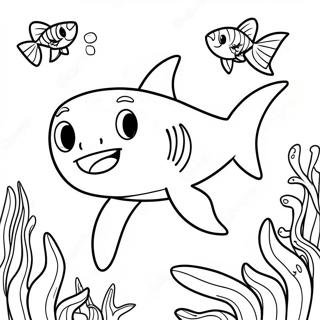 Friendly Bruce Shark Coloring Page 49834-39783