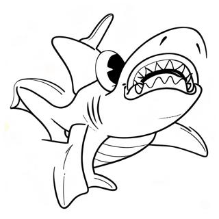 Friendly Bruce Shark Coloring Page 49834-39784