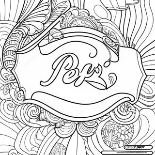 Pepsi Coloring Pages