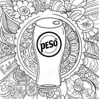 Pepsi Logo Coloring Page 49843-39788