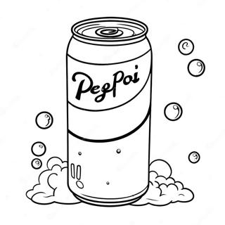 Pepsi Can With Bubbles Coloring Page 49844-39792