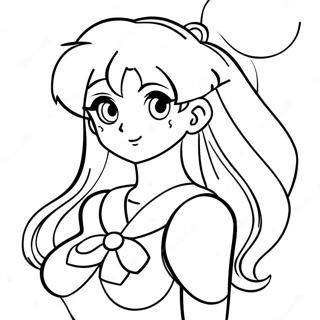 Sailor Venus Coloring Page 49853-39793