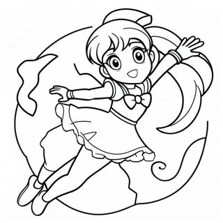 Sailor Venus In Action Coloring Page 49854-39801