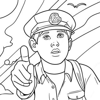 Stranger Danger Coloring Pages