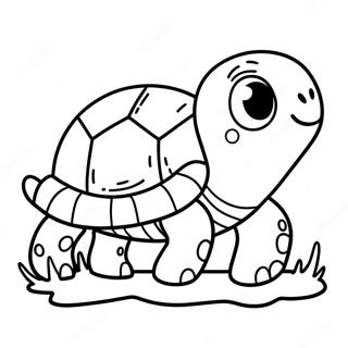 Cute Turtle Finding Nemo Coloring Page 49914-39849